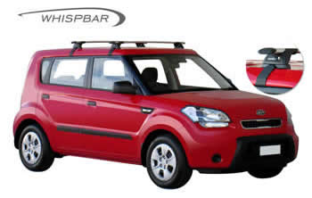 Kia Soul Yakima Whispbar roof rack 